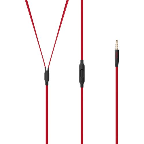 비츠 Urbeats3 Wired Earphones With 3.5mm Plug - Tangle Free Cable, Magnetic Earbuds, Built In Mic And Controls - Defiant Black-Red