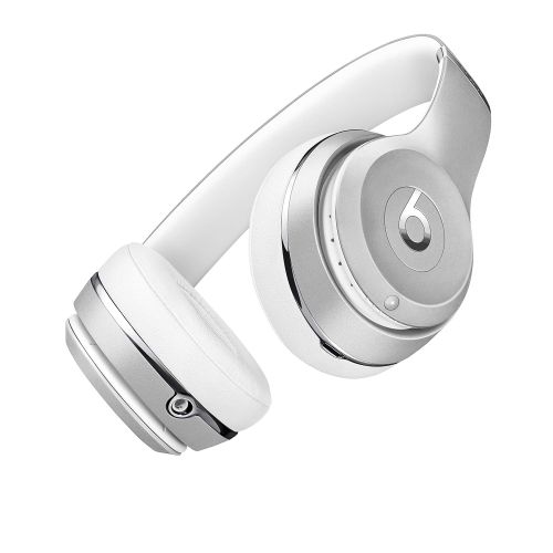 비츠 Beats Solo3 Wireless On-Ear Headphones - Apple W1 Headphone Chip, Class 1 Bluetooth, 40 Hours Of Listening Time - Silver (Previous Model)