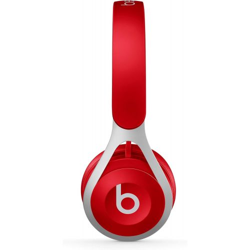 비츠 Beats Ep Wired On-Ear Headphones - Battery Free For Unlimited Listening, Built In Mic And Controls - Red