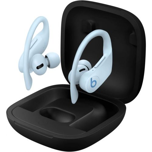 비츠 Powerbeats Pro Wireless Earbuds - Apple H1 Headphone Chip, Class 1 Bluetooth Headphones, 9 Hours of Listening Time, Sweat Resistant, Built-in Microphone - Glacier Blue