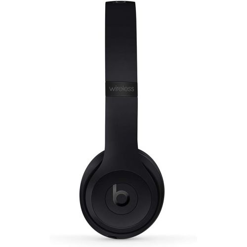 비츠 Beats Solo3 Wireless On-Ear Headphones - Apple W1 Headphone Chip, Class 1 Bluetooth, 40 Hours Of Listening Time - Black (Latest Model)