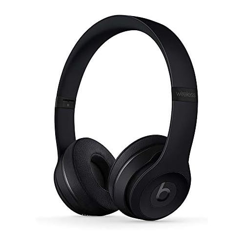 비츠 Beats Solo3 Wireless On-Ear Headphones - Apple W1 Headphone Chip, Class 1 Bluetooth, 40 Hours Of Listening Time - Black (Latest Model)