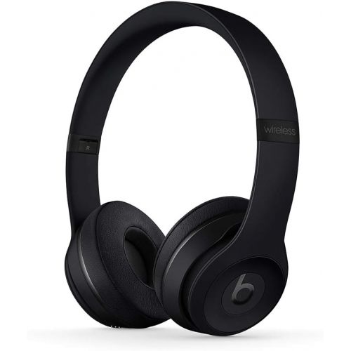 비츠 Beats Solo3 Wireless On-Ear Headphones - Apple W1 Headphone Chip, Class 1 Bluetooth, 40 Hours Of Listening Time - Black (Latest Model)