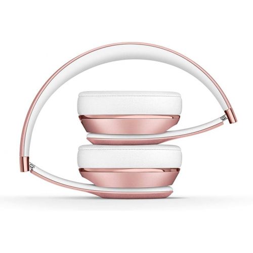 비츠 Beats Solo3 Wireless On-Ear Headphones - Apple W1 Headphone Chip, Class 1 Bluetooth, 40 Hours Of Listening Time - Rose Gold (Latest Model)