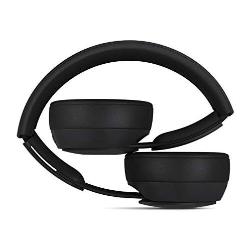 비츠 Beats Solo Pro Wireless Noise Cancelling On-Ear Headphones - Apple H1 HeadphoneChip, Class 1 Bluetooth, Active Noise Cancelling, Transparency, 22 Hours OfListening Time - Black