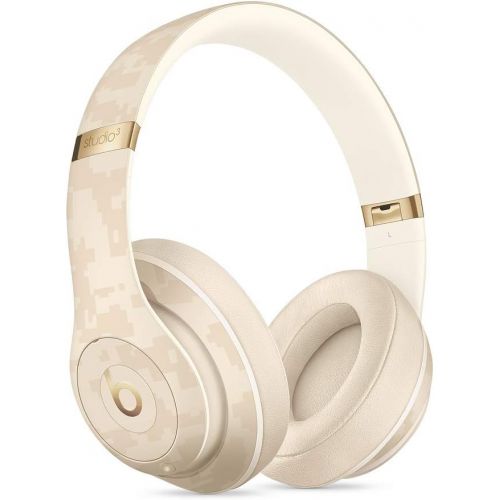 비츠 Beats Studio3 Wireless Noise Cancelling On-Ear Headphones - Apple W1 Headphone Chip, Class 1 Bluetooth, Active Noise Cancelling, 22 Hours Of Listening Time - Sand Dune