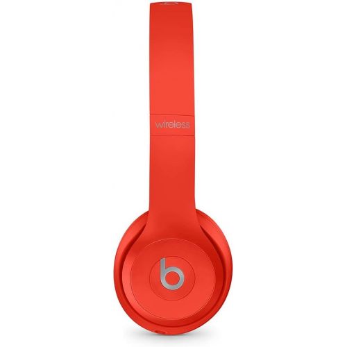 비츠 [아마존베스트]Beats Solo3 Wireless On-Ear Headphones - Apple W1 Headphone Chip, Class 1 Bluetooth, 40 Hours Of Listening Time - Red (Latest Model)