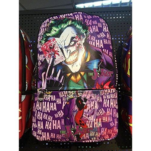  Beausheen beausheen The Joker Batman Comics Bag Leather Backpack School Travel Book Bag Fashion