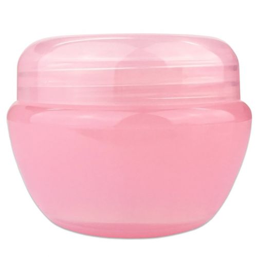  Beauticom 72 Pieces 30G/30ML (1 Oz) Pink Frosted Container Jars with Inner Liner for Small Jewelry, Beads, Charms, Rhinestones, Nail Accessories - BPA Free