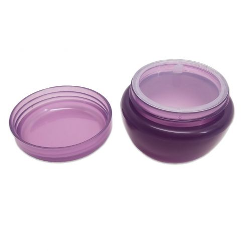  Beauticom 72 Pieces 50G/50ML PURPLE Color Frosted Container Jars with Inner Liner for Small Jewelry, Beads, Charms, Rhinestones, Nail Accessories - BPA Free