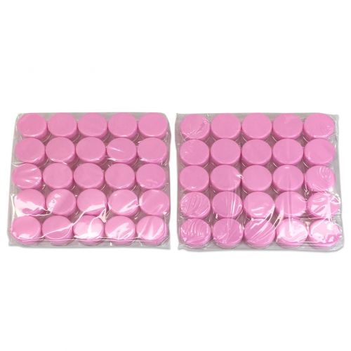  (Quantity: 1000 Pcs) Beauticom 5G/5ML Round Clear Jars with Pink Lids for Small Jewelry, Holding/Mixing Paints, Art Accessories and Other Craft Supplies - BPA Free