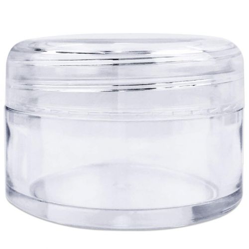  Beauticom 450 Pieces 20G/20ML Round Clear Jars with Screw Cap Lid for Scrubs, Oils, Salves, Creams, Lotions - BPA Free