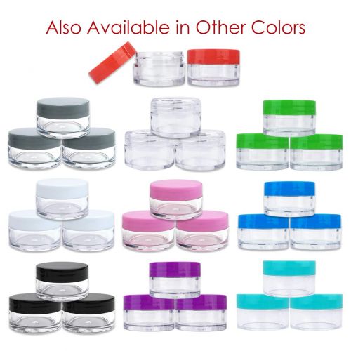  Beauticom 450 Pieces 20G/20ML Round Clear Jars with Screw Cap Lid for Scrubs, Oils, Salves, Creams, Lotions - BPA Free