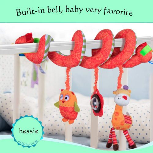  Beautiful Valley Baby Activity Toy - Wrap Around Stroller, Crib, Pram, Bassinet - Bed Hanging Toys, Baby Stroller Toy, Car Seat Toy - Music Mobile