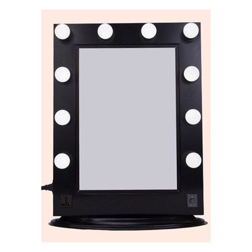  Beauty Life BLACK- Hollywood makeup Vanity tabletop Mirror with Switch, light adjustable, Makeup-Ready,...