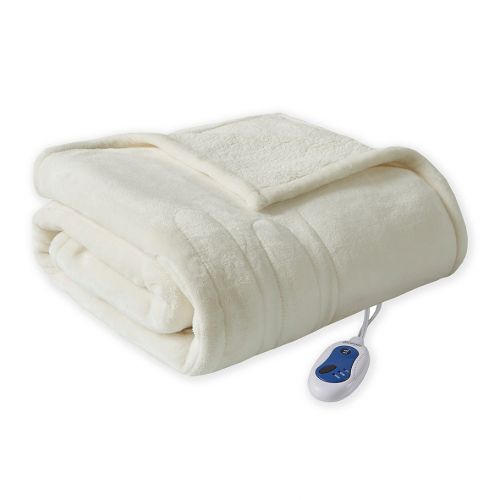뷰티레스트 Beautyrest Microlight Berber Heated Throw Blanket