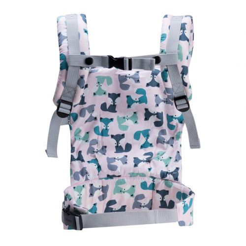  Bebamour Baby Doll Carrier for Kids Front and Back Carrier Original Cotton Baby Carrier for Doll for Boys & Girls (Pink)