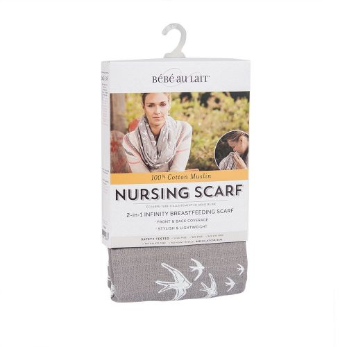  [아마존베스트]Bebe au Lait Premium Muslin Nursing Scarf, Nightingale