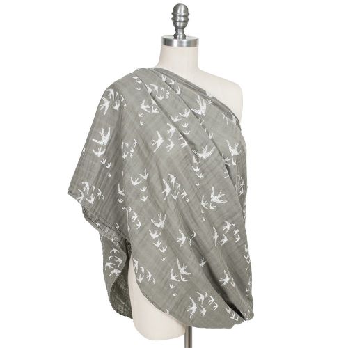  [아마존베스트]Bebe au Lait Premium Muslin Nursing Scarf, Nightingale