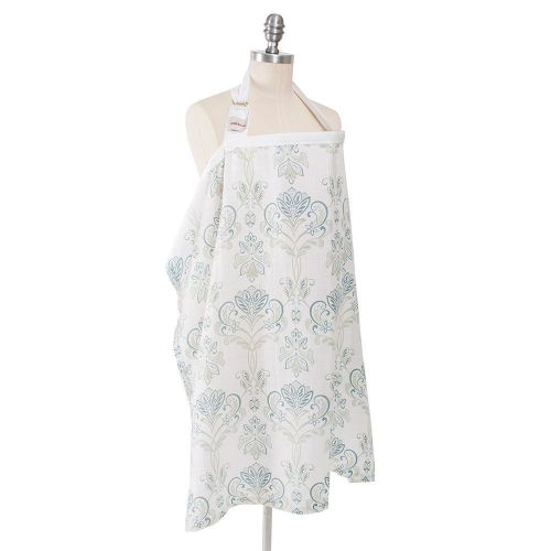  Bebe au Lait Premium Muslin Nursing Cover, Lightweight and Breathable, Open Neckline, One Size Fits All - Isla