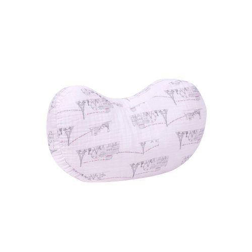  Bebe au Lait Premium Muslin Nursing Pillow, Carousel Pink