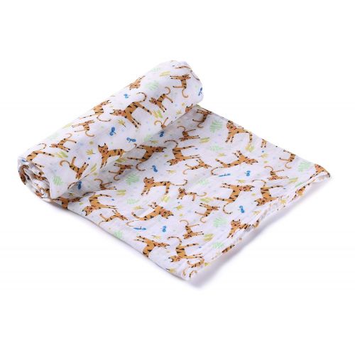  Bebe living 3-pks Super Soft Baby Bamboo Muslin Swaddle Enfant Blanket Baby Receiving Blanket …