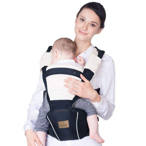  Bebear Bebamour New Style Designer Sling and Baby Carrier 2 in 1,Approved by U.S. Safety Standards,Dark Blue