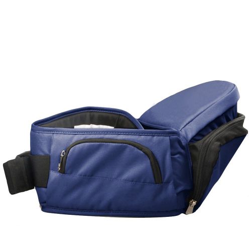  Bebear Bebamour Lightweight Baby Toddler Hip Seat Carrier Baby Waist Seat (Dark Blue)