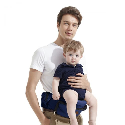  Bebear Bebamour Lightweight Baby Toddler Hip Seat Carrier Baby Waist Seat (Dark Blue)