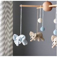 Bebemoss Organic Elephant Baby Mobile for nursery and crib