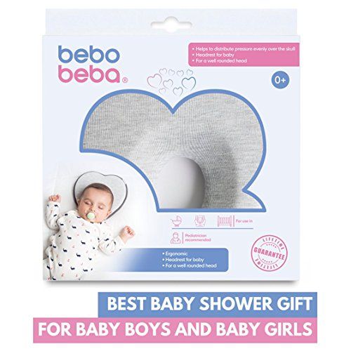  [아마존베스트]Bebo beba Newborn Baby Head Shaping Pillow | Memory Foam Cushion for Flat Head Syndrome Prevention | Prevent...