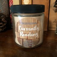 Beccaslittleboutique Currently Reading 4 oz Bookish Inspired Candle | Autumn, pumpkin, book candle, book nerd, christmas gift, reader, Valentines gift