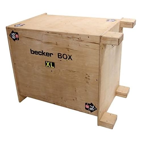  [아마존베스트]Becker-Sport Germany Becker Box XL World First 6 in 1 Plyo Box  Each side has 2 jumping heights XL Box 20 x 24 x 30 inches and additional 22 x 27 x 34 inches (50 x 61 x 76 cm and