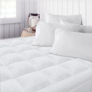 Beckham Luxury Linens Beckham Hotel Collection Premium Microplush Mattress Pad - Hypoallergenic Ultra Soft Overfilled Topper with Deep Fit - Full