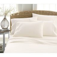 Becky Cameron Luxury Soft Deluxe Hotel Quality 6 Piece Bed Sheet Set, California, King, Ivory