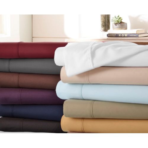  Becky Cameron Luxury Soft Deluxe Hotel Quality 6 Piece Bed Sheet Set, California, King, Ivory