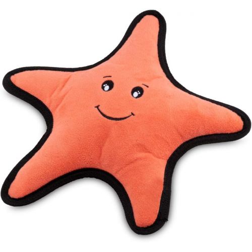  BECO PETS Sindy The Starfish, Rough and Tough Interactive Dog Toy with Squeaker