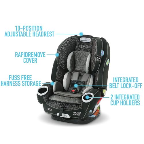  Becoming Graco 4Ever DLX Platinum 4-in-1 Car Seat, Hurley