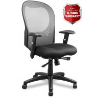 Becozier Ergonomic Mesh Office Chair with Breathable Mesh-Thick Seat Cushion-Flip Up Arms,Adjustable Desk Chair, Swivel Desk Chairs for Office Conference Room