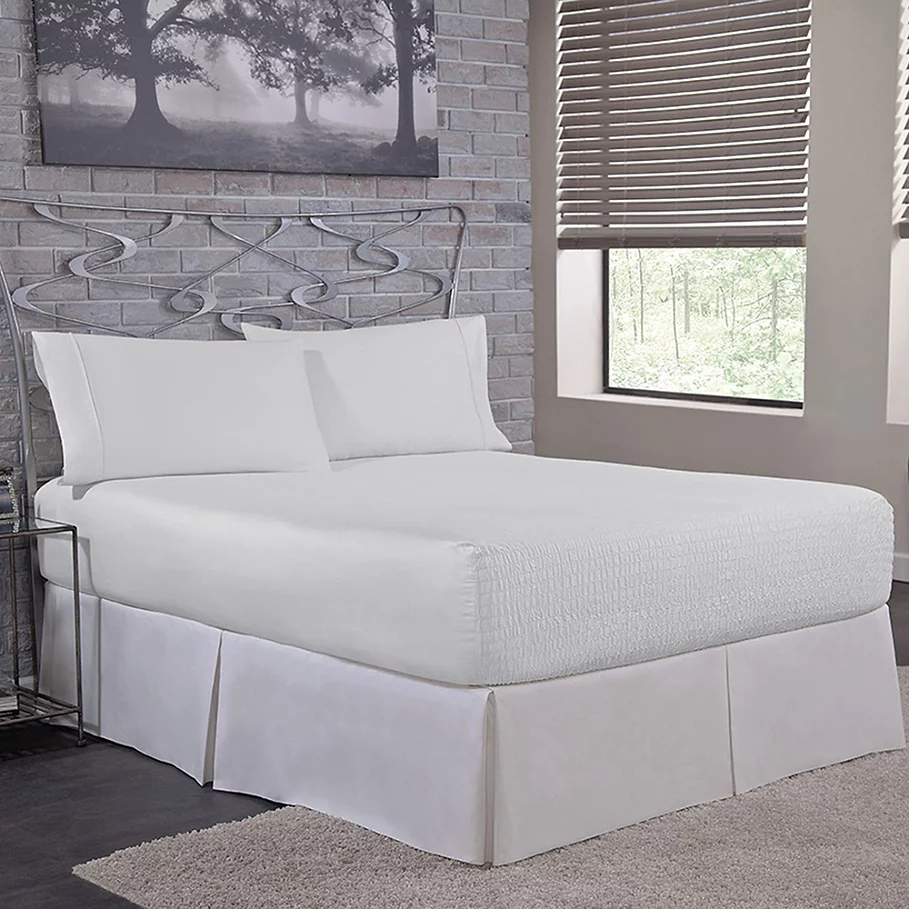  Bed Tite Solid 500-Thread-Count Cotton Sheet Set