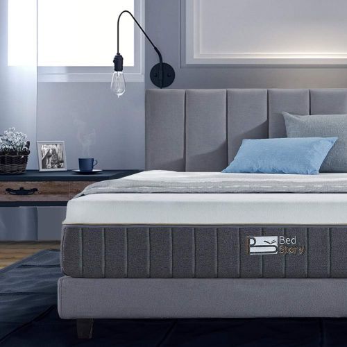  [아마존 핫딜]  [아마존핫딜]BedStory 12 Inch Gel Memory Foam Mattress Queen, Bamboo Charcoal Infused Breathable Bed Mattress CertiPUR-US Certified Foam, 10-Year Warranty