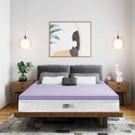 [아마존 핫딜] [아마존핫딜]BedStory Memory Foam Mattress Topper California King, 3 Inch Lavender Infused Foam Mattress with Microfiber Fitted Cover, Memory Foam Mattress Pad Bed Topper with CertiPUR-US, Vent