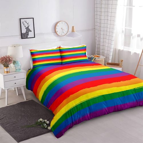  [아마존베스트]Bedbay Blueberry Tie Dye Bedding Set Tie Dyed Duvet Cover Set Blue Yellow Spiral Tie Dyed Printed Boys Girls Bedding Sets Twin 1 Duvet Cover 1 Pillowcase (Twin, Blue)