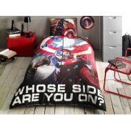 Disney Captain America Boys Duvet/Quilt Cover Set Single / Twin Size Kids Bedding