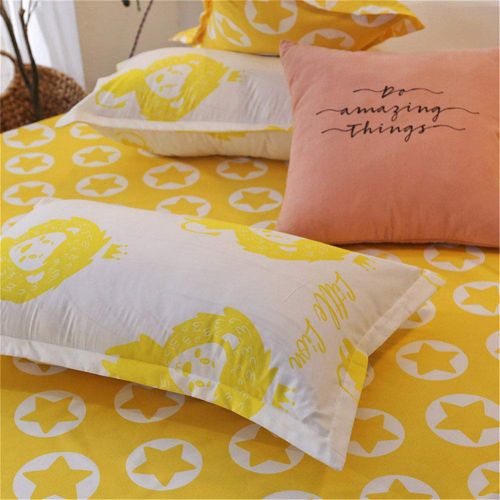  BeddingWish Polyester Floral Duvet Cover Sets for Women Girls White Orange Flowers String Printed 1 Comforter Cover with Ziper + 2 Pillowcases, Navy Blue Beige Queen Size