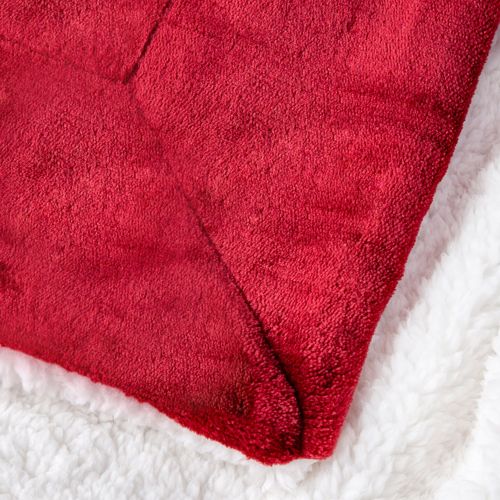  Bedsure Sherpa Fleece Blanket Throw Size Red Plush Throw Blanket Fuzzy Soft Blanket Microfiber