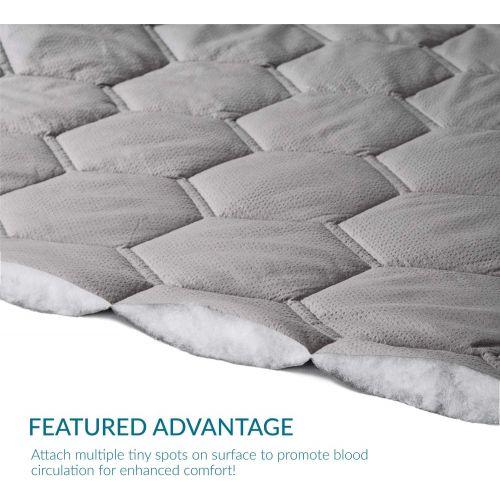  [아마존핫딜][아마존 핫딜] Bedsure Quilted Mattress Pad King Grey Fitted Sheet Mattress Cover, Super Soft, Luxury Mattress Pad Deep Pocket Stretches up to 18 Inches Deep