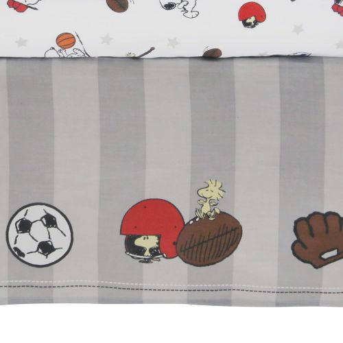  Bedtime Originals 3 Piece Snoopy Sports Bedding Set