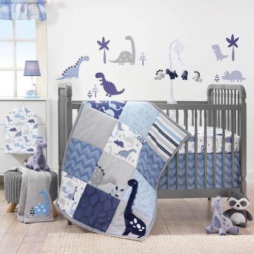  Bedtime Originals Roar Dinosaur Musical Mobile, Blue/Gray