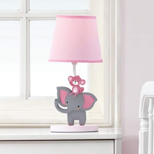 Bedtime Originals Twinkle Toes Lamp with Shade & Bulb, Pink